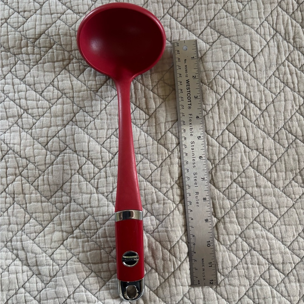 KitchenAid Ladle with Silver Accents
